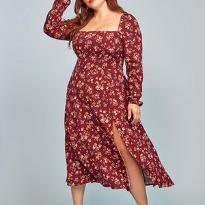 REFORMATION Smocked dress in Chantelle